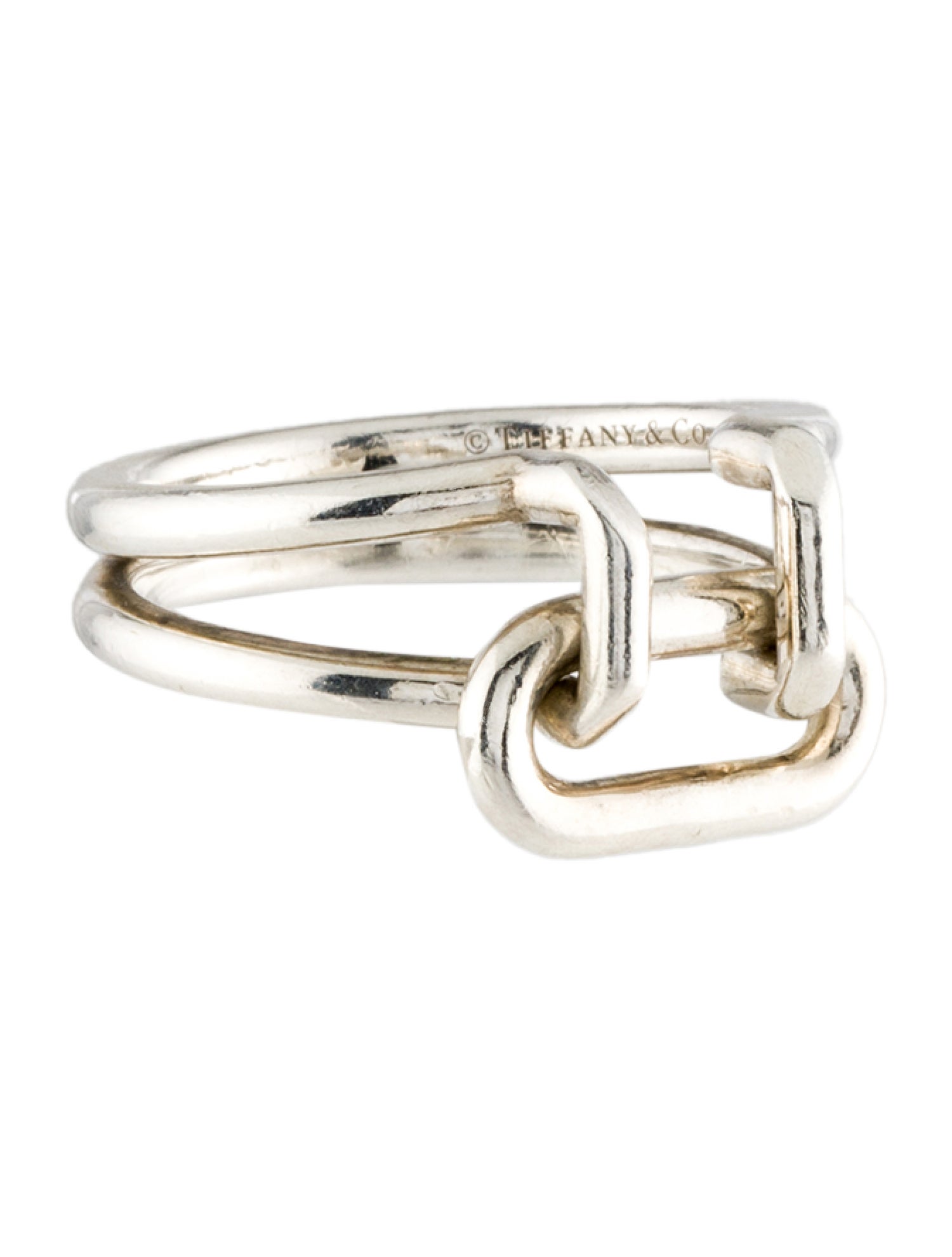 【TIFFANY】Tiffany HardWear Two-row Ring 2列リング Tiffany HardWear Two-row Ring in Sterling Silver | Tiffany
