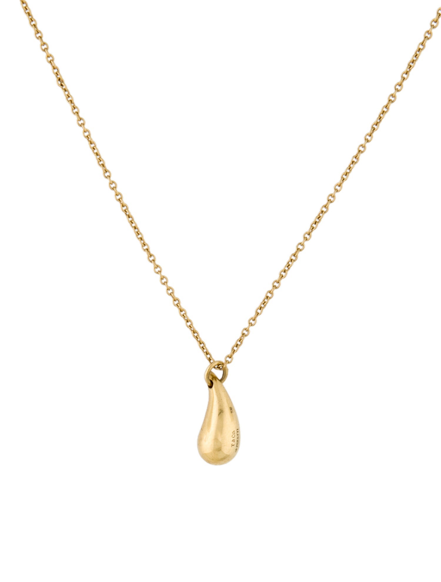 Tiffany & Co. 18K Elsa Peretti® Teardrop Pendant