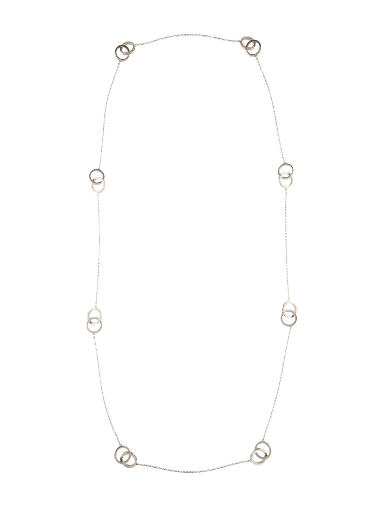 Tiffany & Co. Interlocking Circles Station Necklace