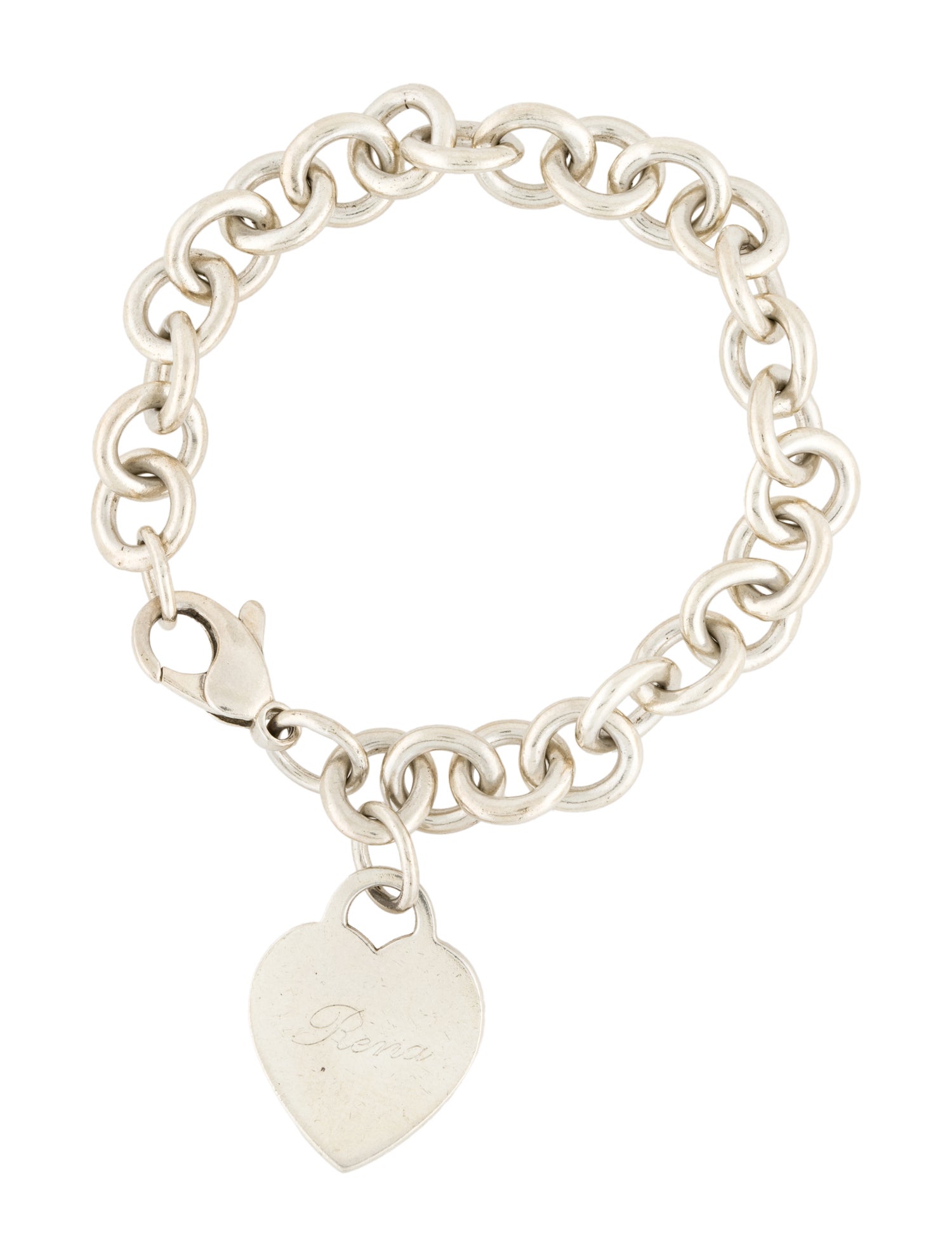 Tiffany & Co. Heart Tag Charm Bracelet