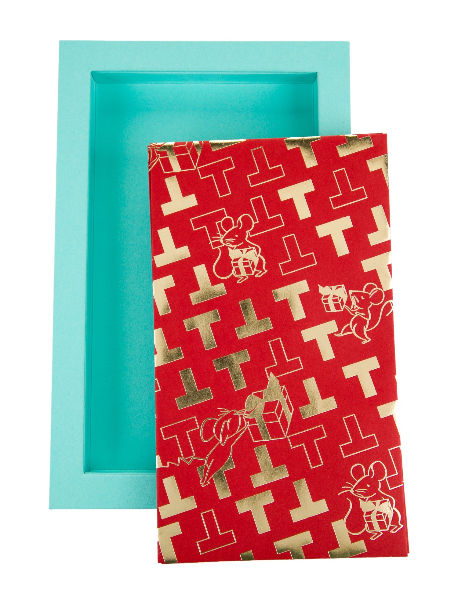Tiffany & Co. Set of 8 Year of The Rat Red Envelopes