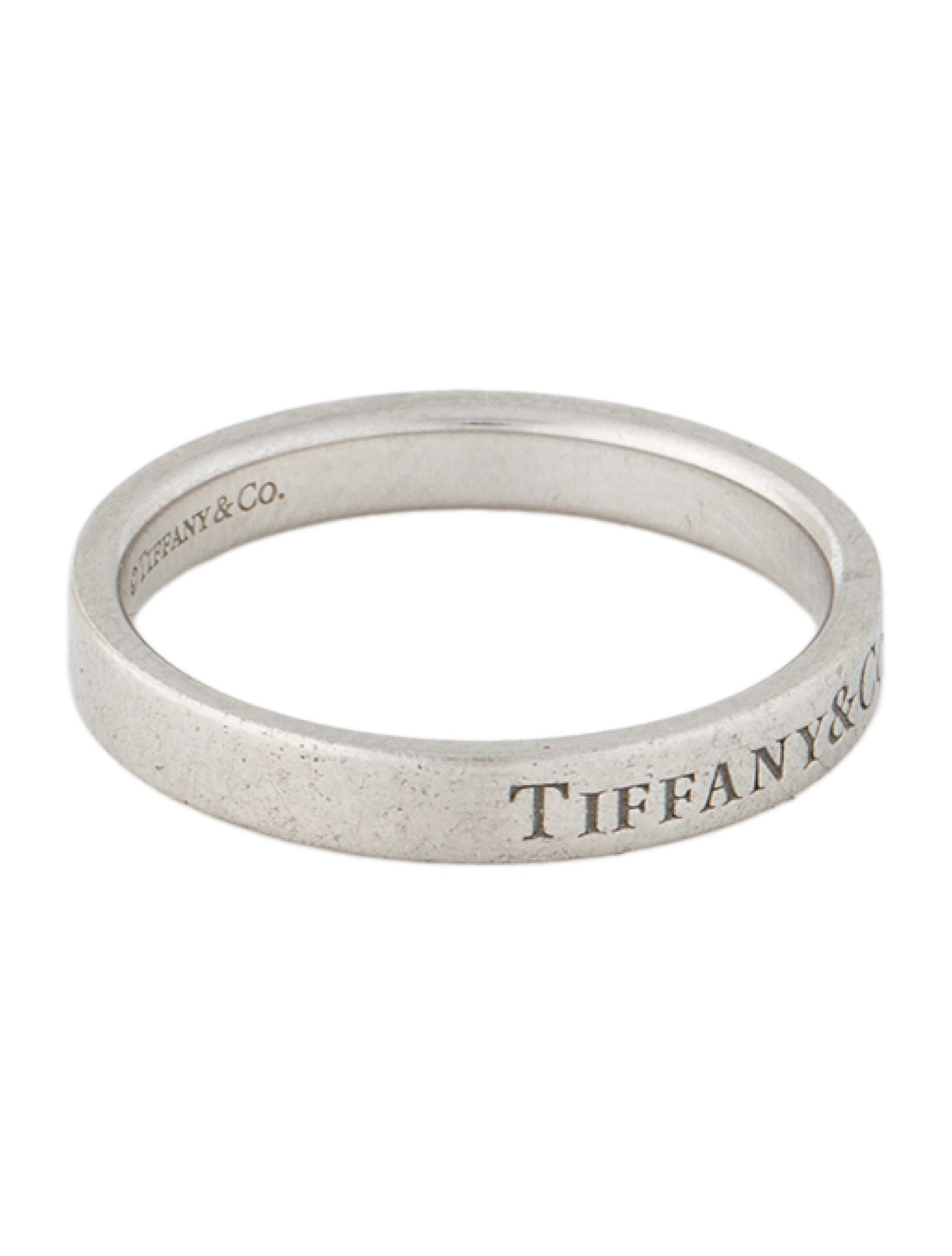 Tiffany & Co. Platinum Flat Band