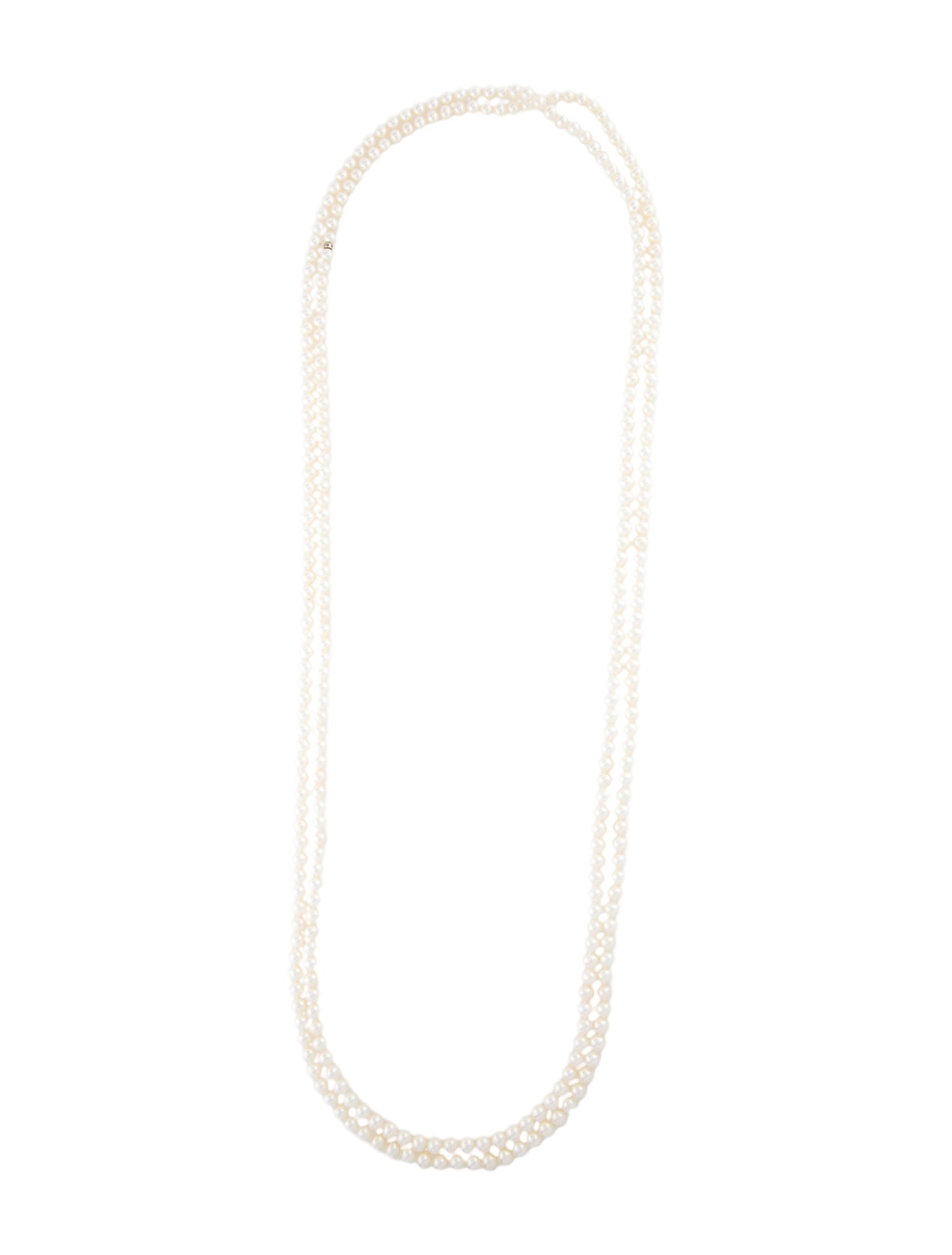 Tiffany & Co. Pearl Ziegfeld Bead Wrap Necklace