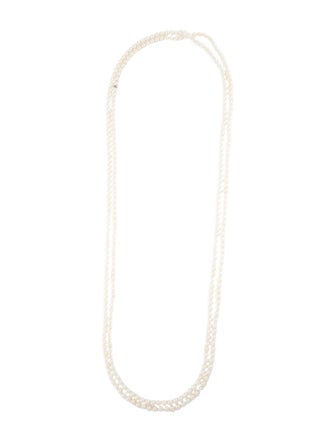 Tiffany & Co. Pearl Ziegfeld Bead Wrap Necklace