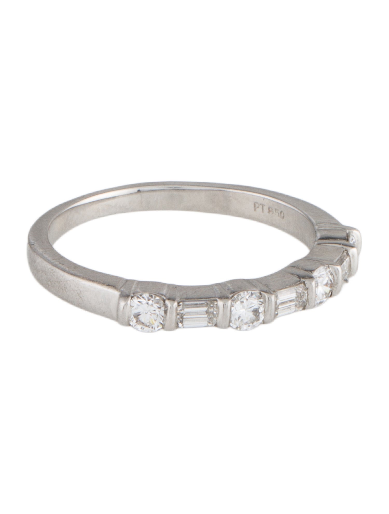 Tiffany & Co. Platinum Diamond Band Ring