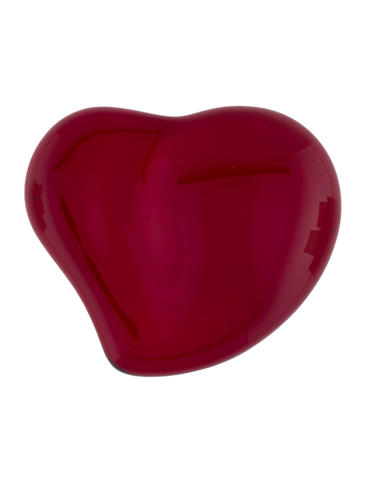 Tiffany & Co. Elsa Peretti Crystal Heart Paperweight
