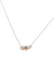 Tiffany & Co. Platinum Garnet & Diamond Firefly Penant Necklace