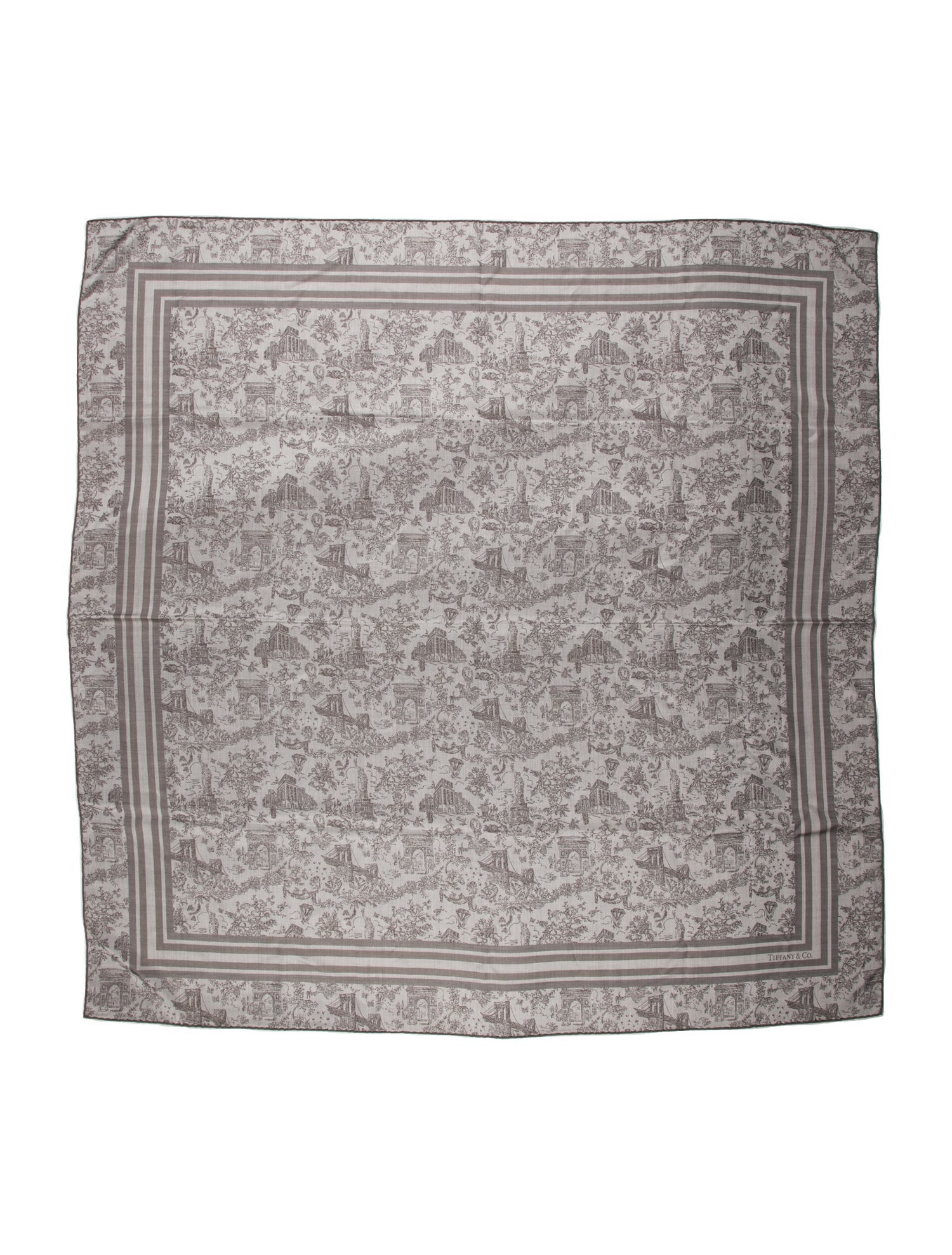 Tiffany & Co. Paisley Print Scarf
