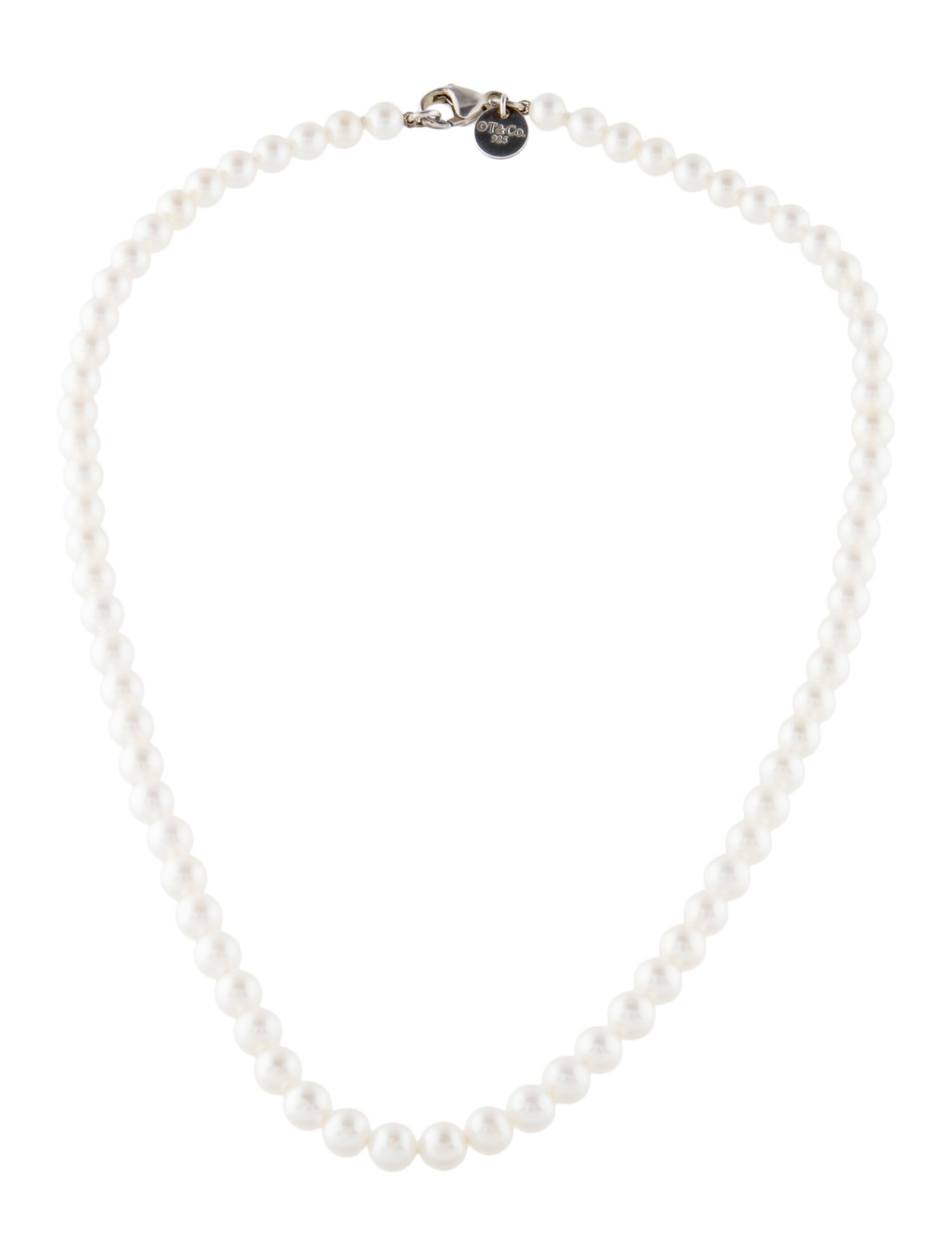 Tiffany & Co. Pearl Ziegfeld Bead Necklace