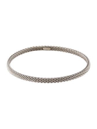 Tiffany & Co. 18K Somerset Mesh Bangle