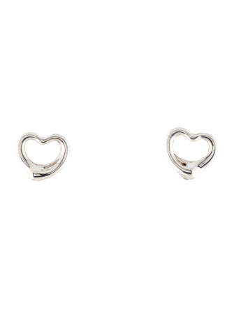 Tiffany & Co. Open Heart Clip-On Earrings