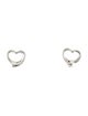 Tiffany & Co. Open Heart Clip-On Earrings