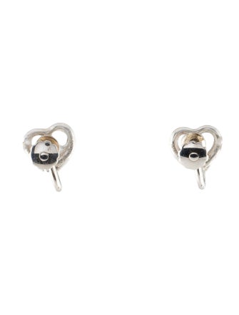 Tiffany & Co. Open Heart Clip-On Earrings