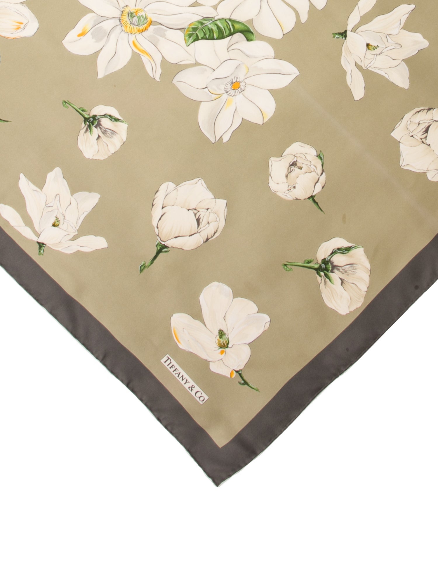 Tiffany & Co. Silk Floral Print Scarf