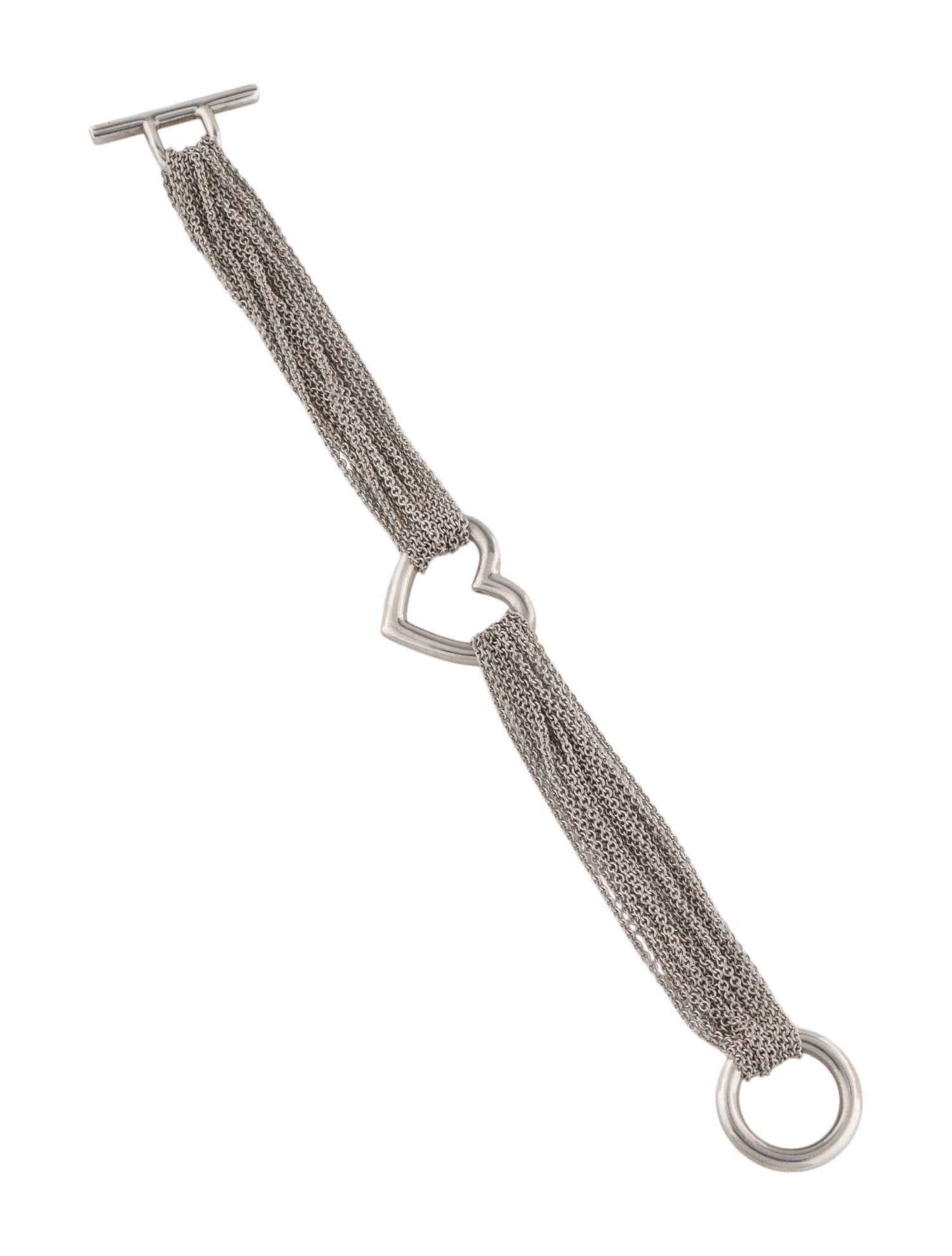 Tiffany & Co. Heart Multistrand Toggle Bracelet
