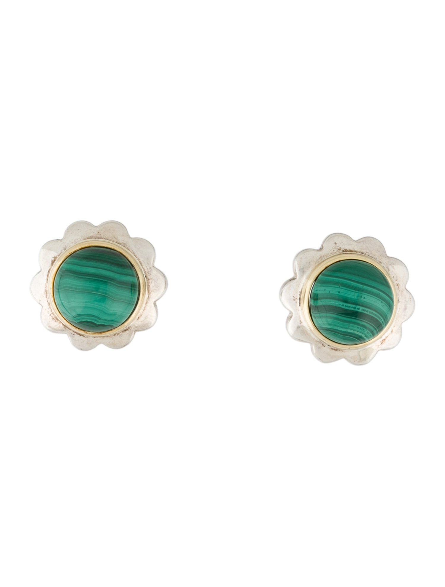 Tiffany & Co. Malachite Clip-On Earrings