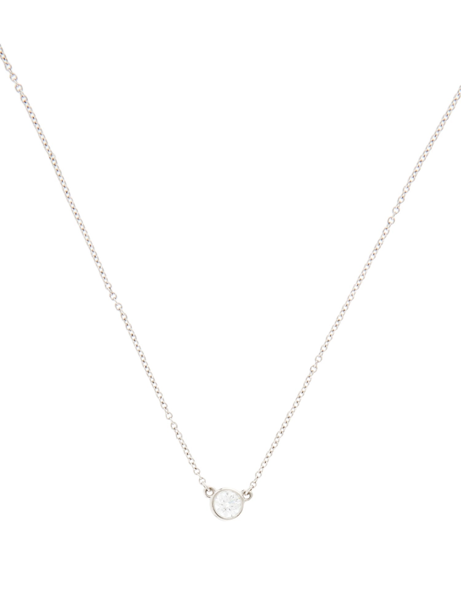 Tiffany & Co. Platinum Diamonds by the Yard® Pendant Necklace