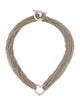 Tiffany & Co. Heart Multi Strand Toggle Necklace