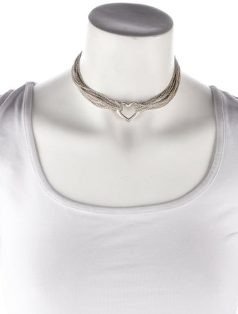 Tiffany & Co. Heart Multi Strand Toggle Necklace