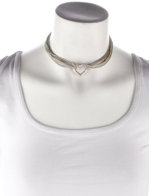 Tiffany & Co. Heart Multi Strand Toggle Necklace