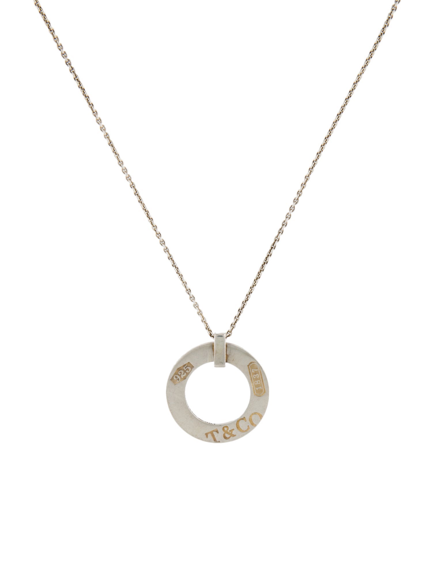 Tiffany & Co. 1837® Open Circle Pendant Necklace