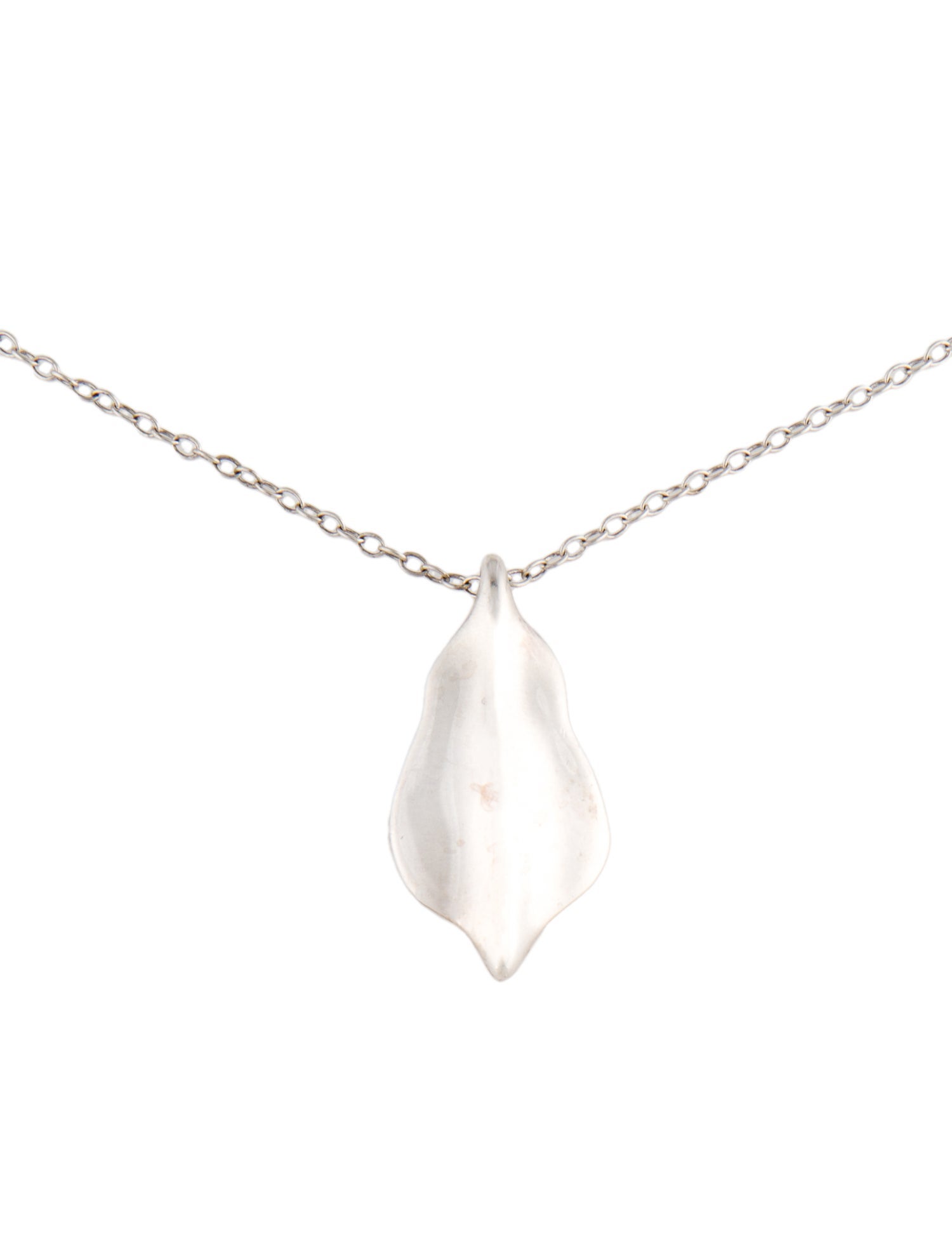 Tiffany & Co. Leaf Pendant Necklace