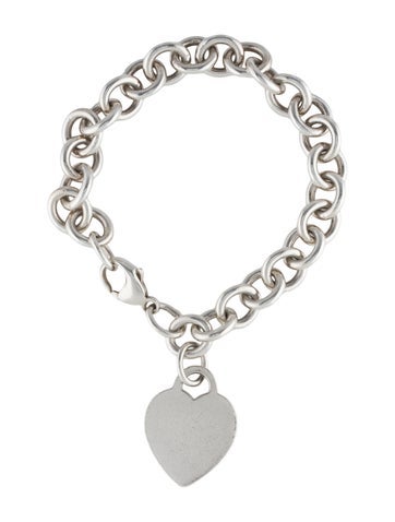 Tiffany & Co. Charm Heart Tag Bracelet