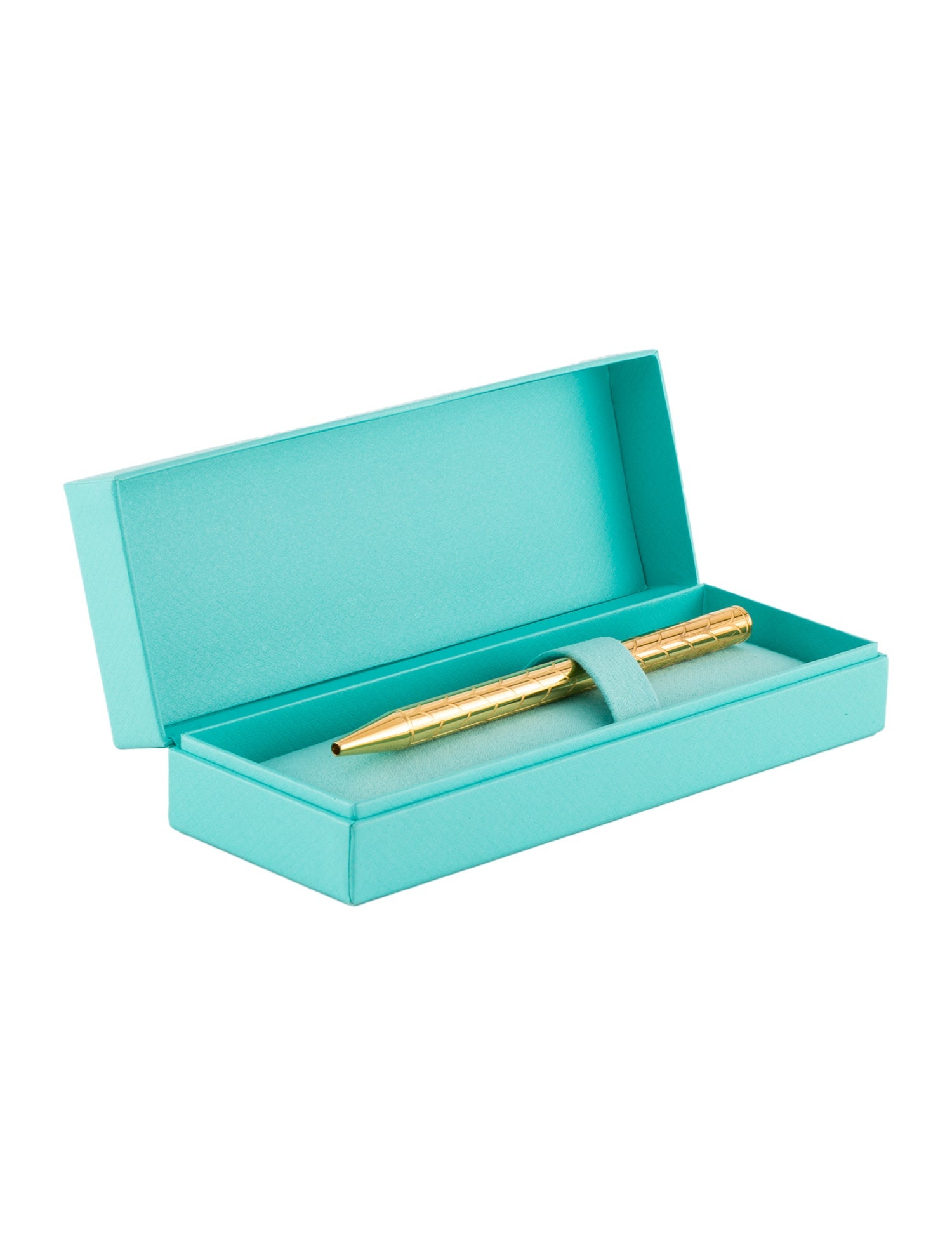 Tiffany & Co. Sterling And Gold Vermeil Wheat Leaf Ballpoint Pen
