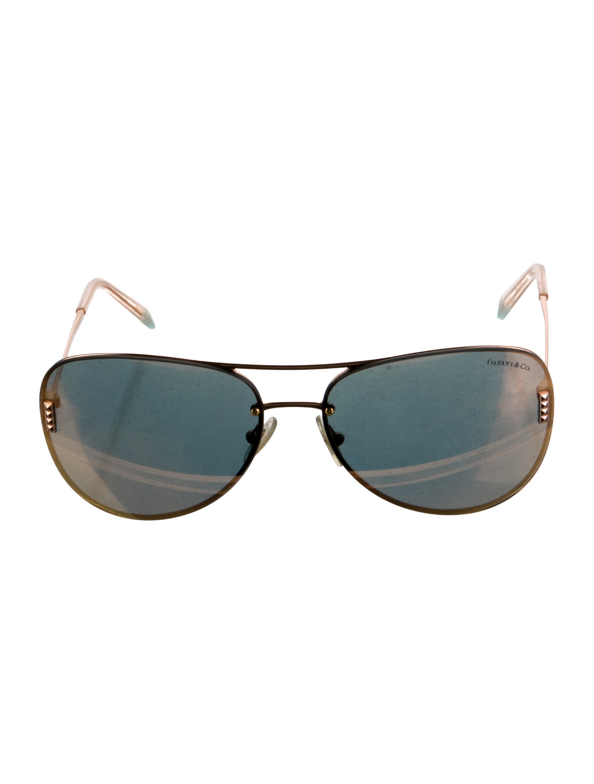 Tiffany & Co. Aviator Mirrored Sunglasses
