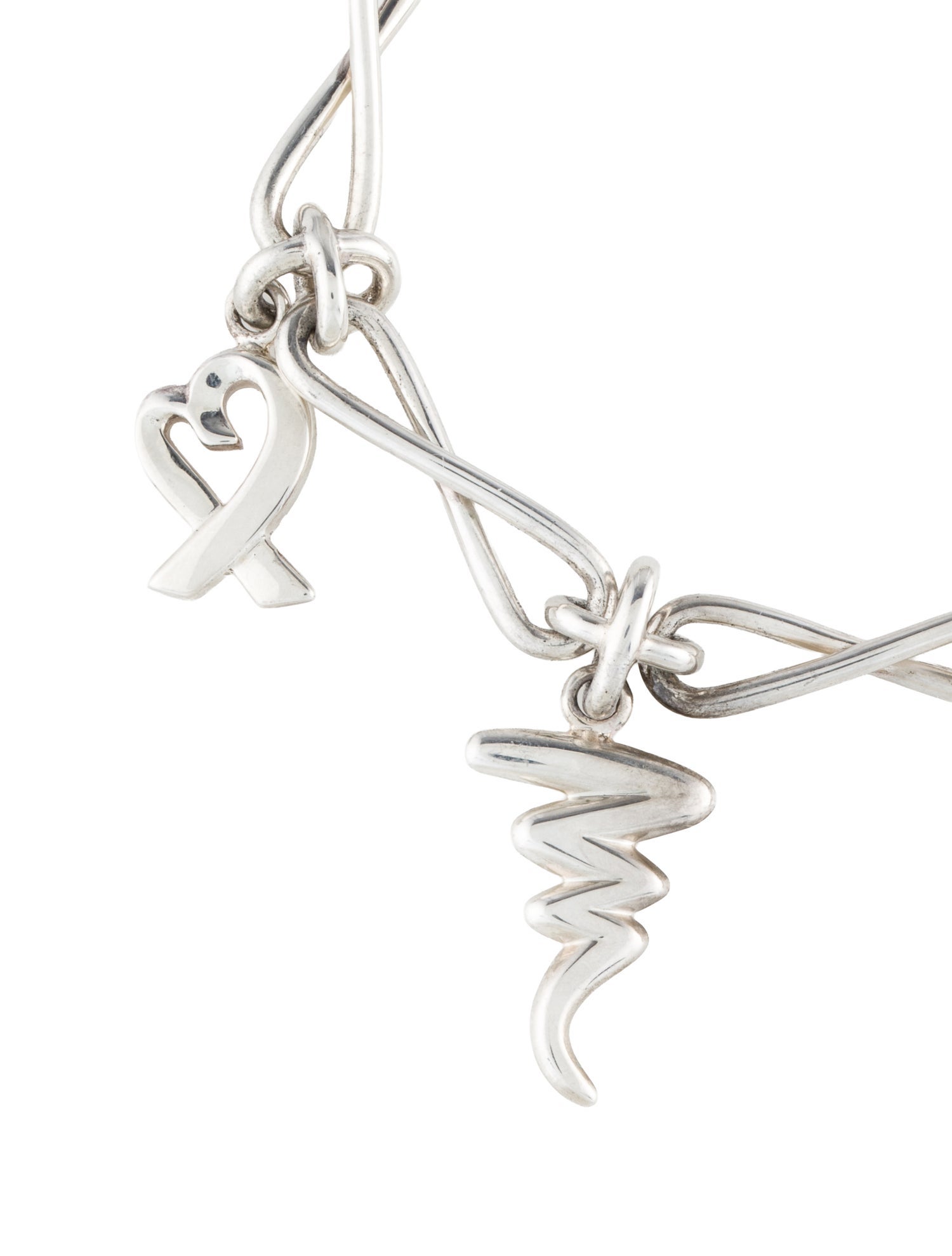 Tiffany & Co. Infinity Link Multi Charm Bracelet