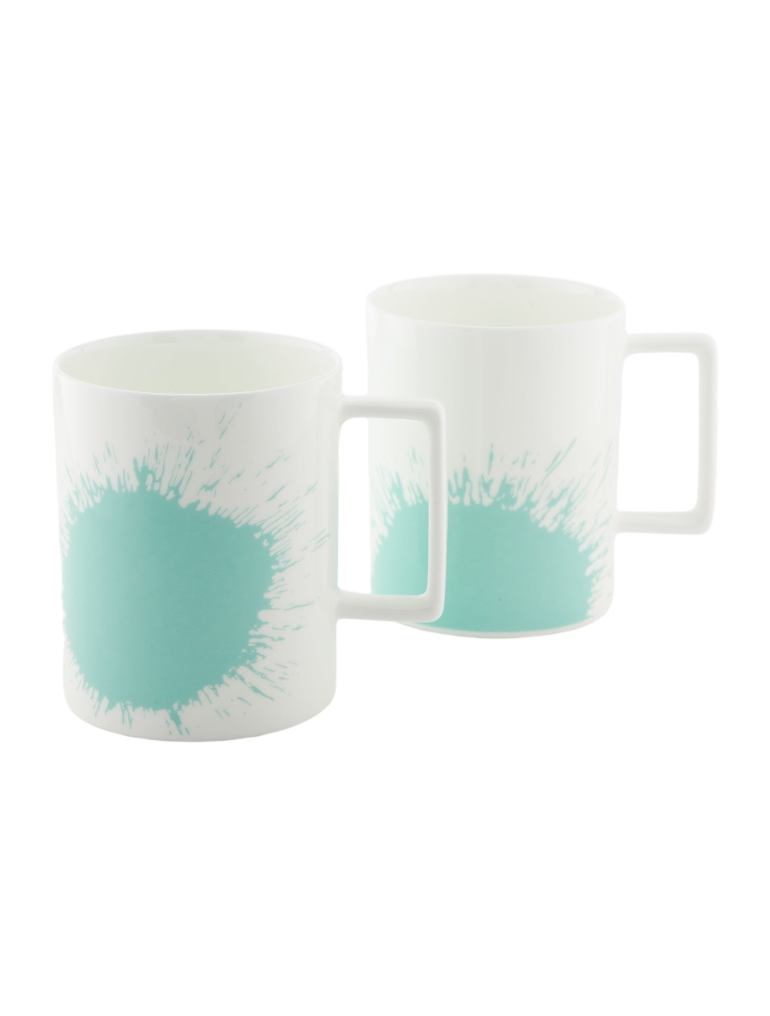 Tiffany & Co. Pair of Color Splash Mugs