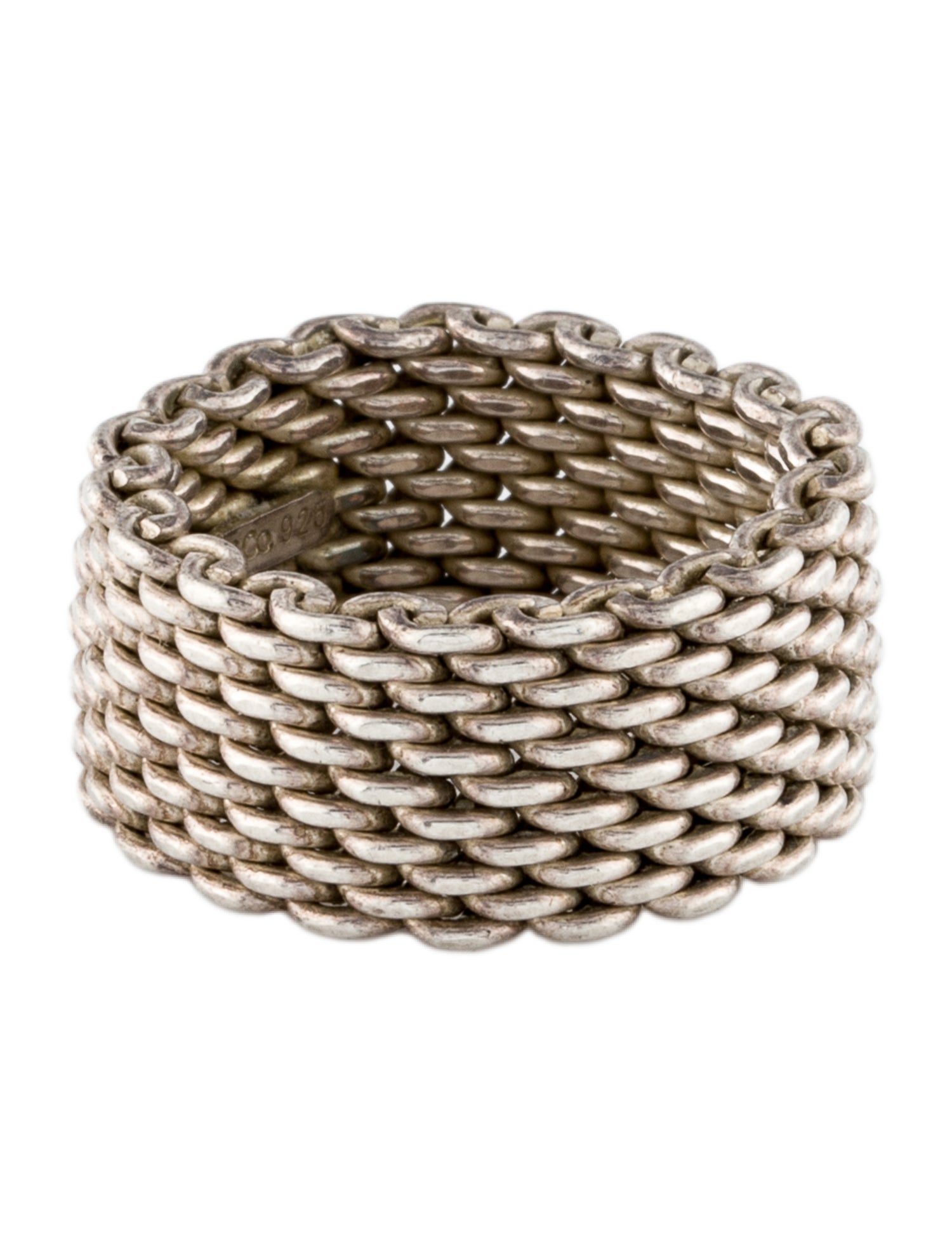 Tiffany & Co. Somerset Mesh Ring