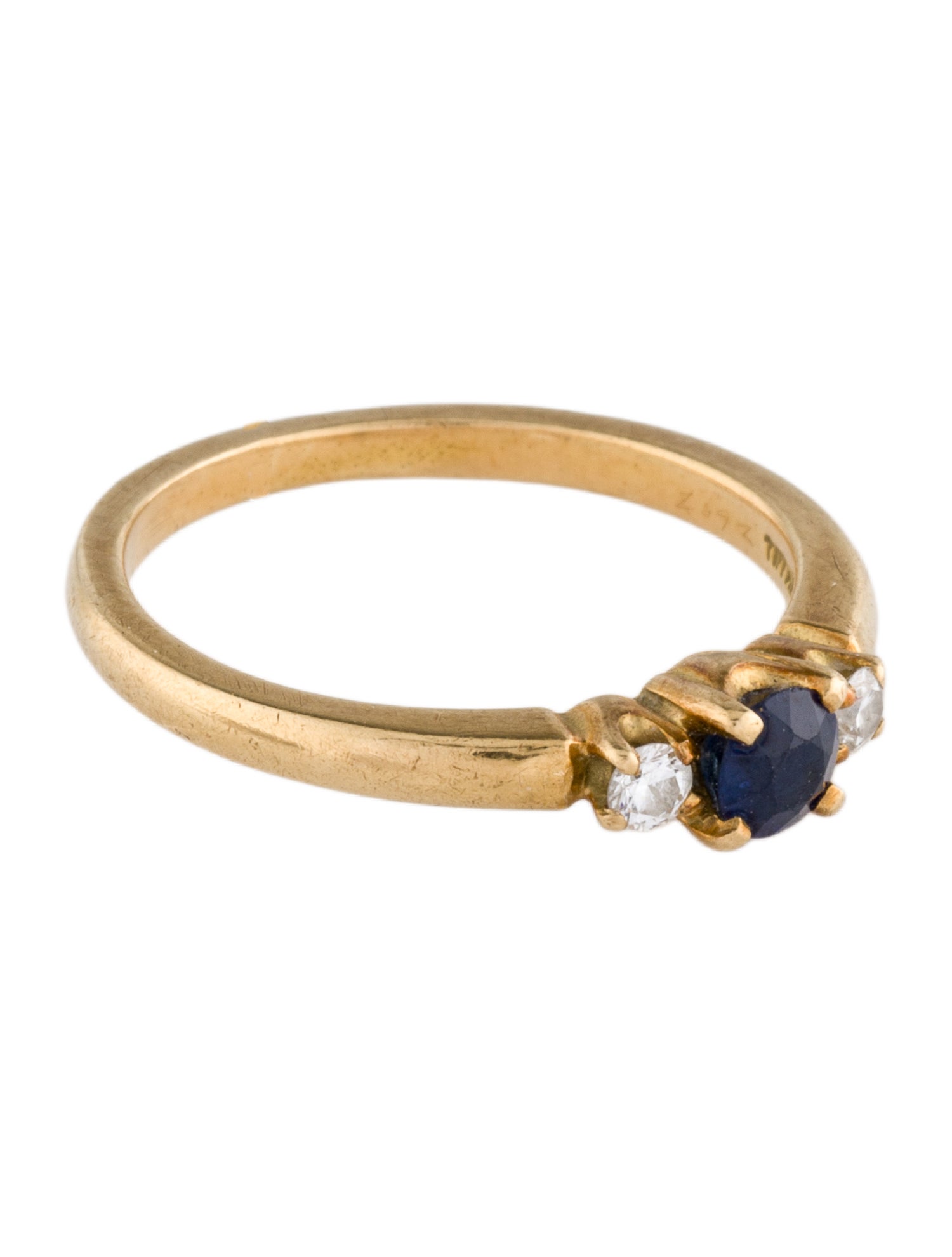 Tiffany & Co. Vintage 18K Sapphire & Diamond Ring