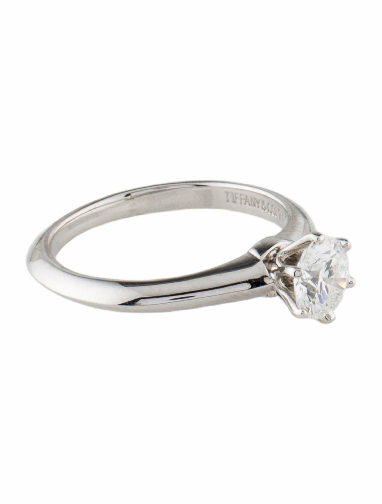 Tiffany & Co. Vintage Platinum Diamond Engagement Ring