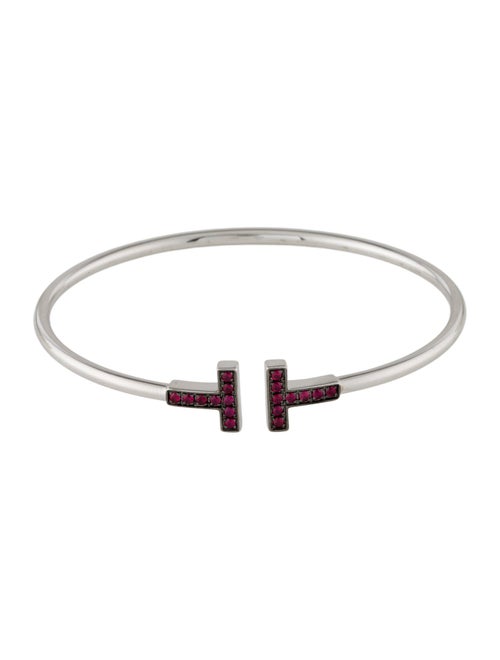 Tiffany & Co. 18K Ruby T Wire Bracelet
