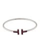 Tiffany & Co. 18K Ruby T Wire Bracelet