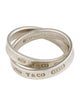 Tiffany & Co. Interlocking 1837 Rolling Ring