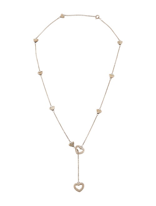 Tiffany & Co. Heart Lavalier Station Necklace
