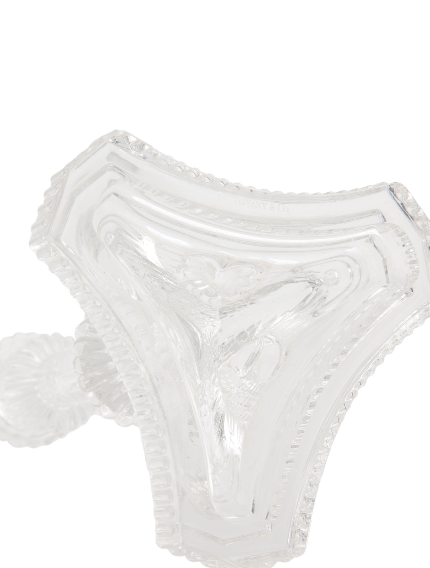Tiffany & Co. Crystal Candlestick