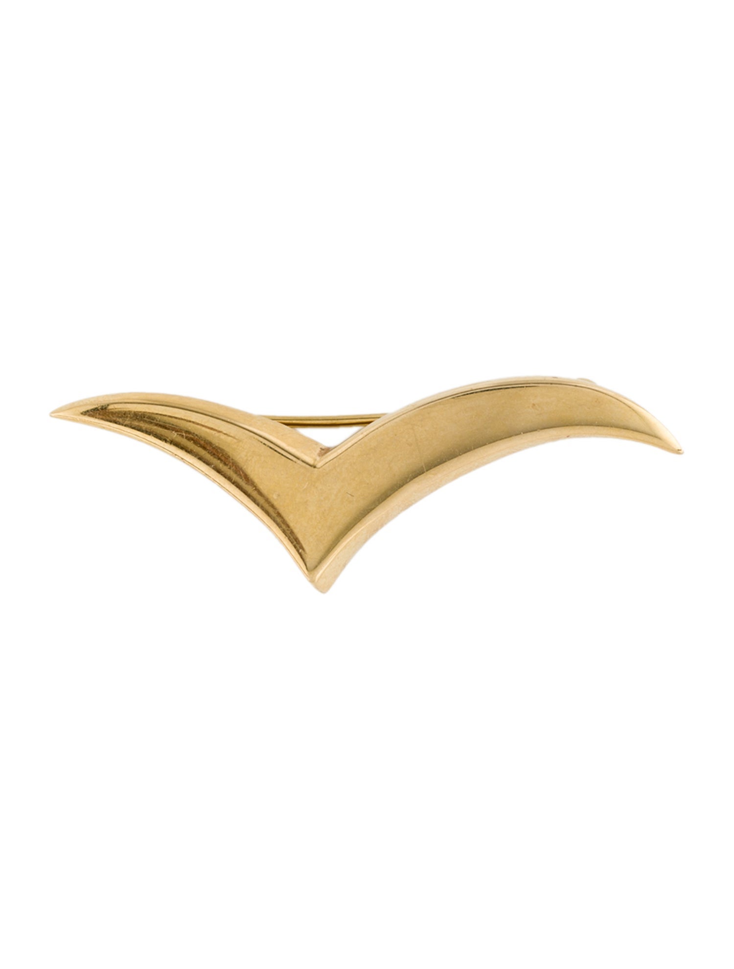 Tiffany & Co. 18K Seagull Pin Brooch