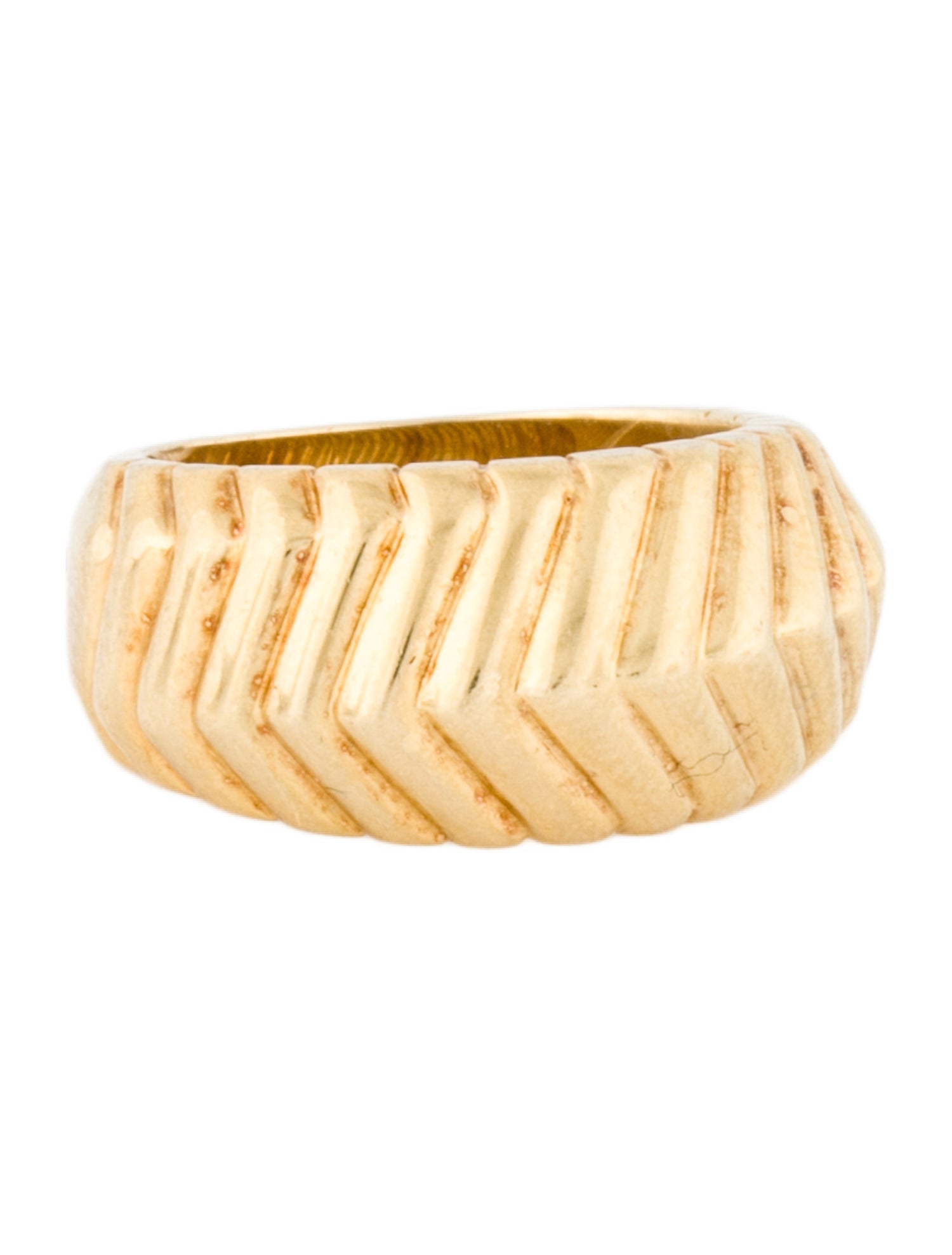 Tiffany & Co. Vintage 18K Chevron Band