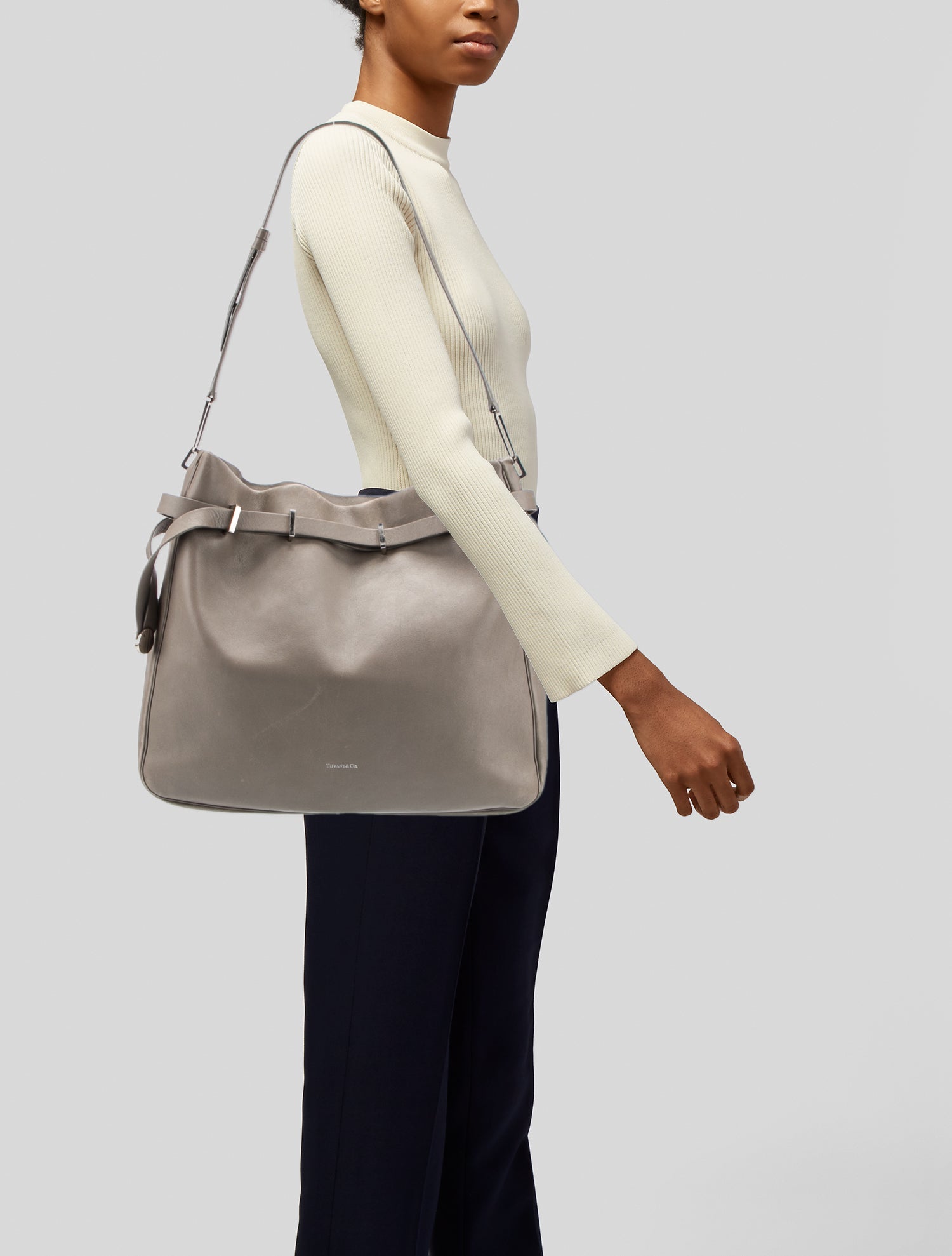 Tiffany & Co. Leather Messenger Bag