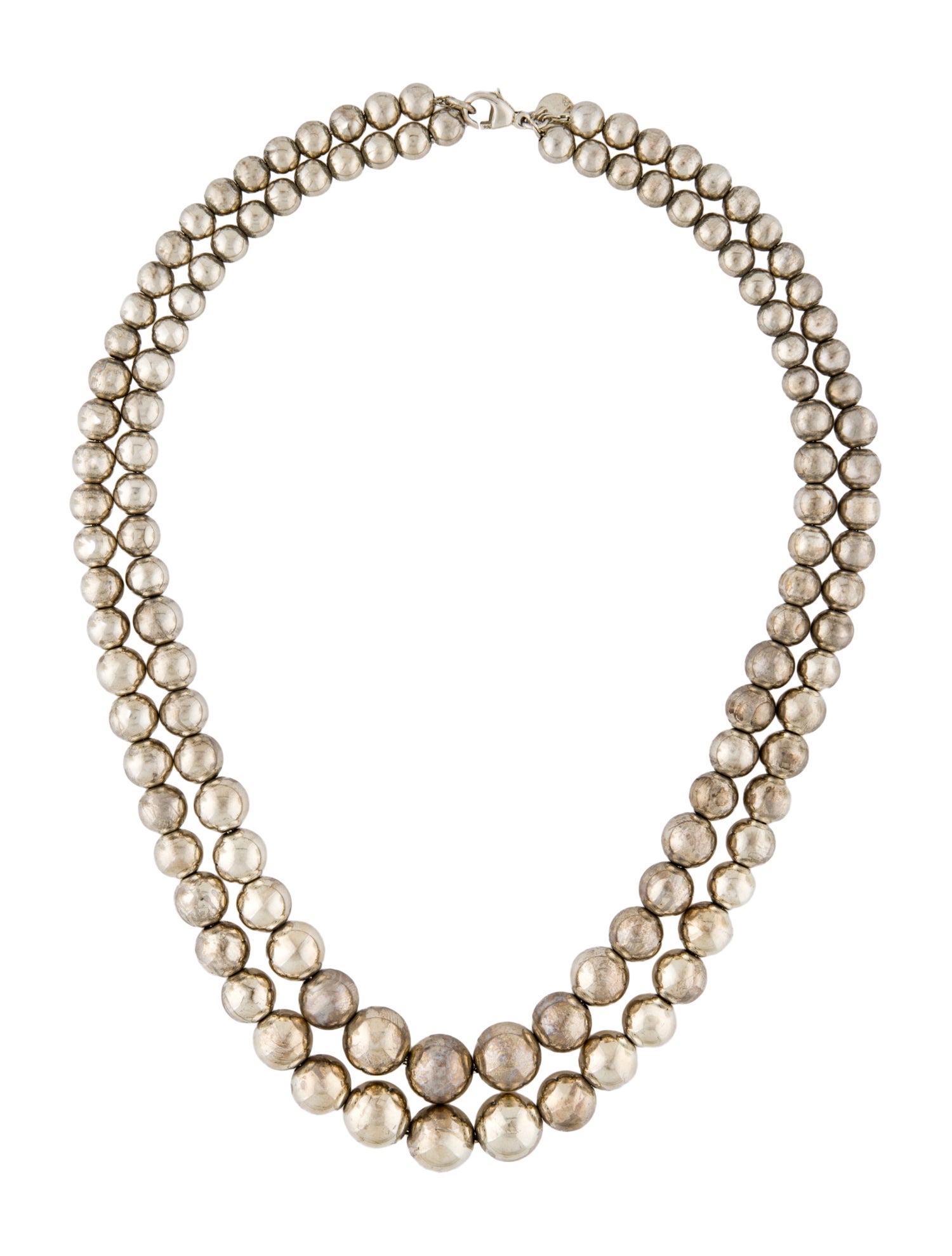 Tiffany & Co. HardWear Double Graduated Ball Necklace