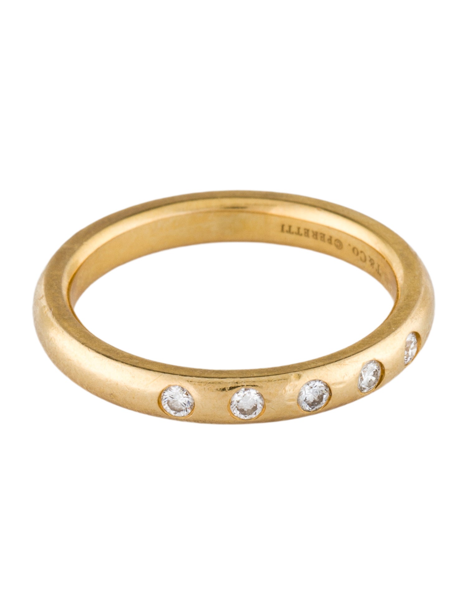 Tiffany & Co. 18K Diamond Stacking Band