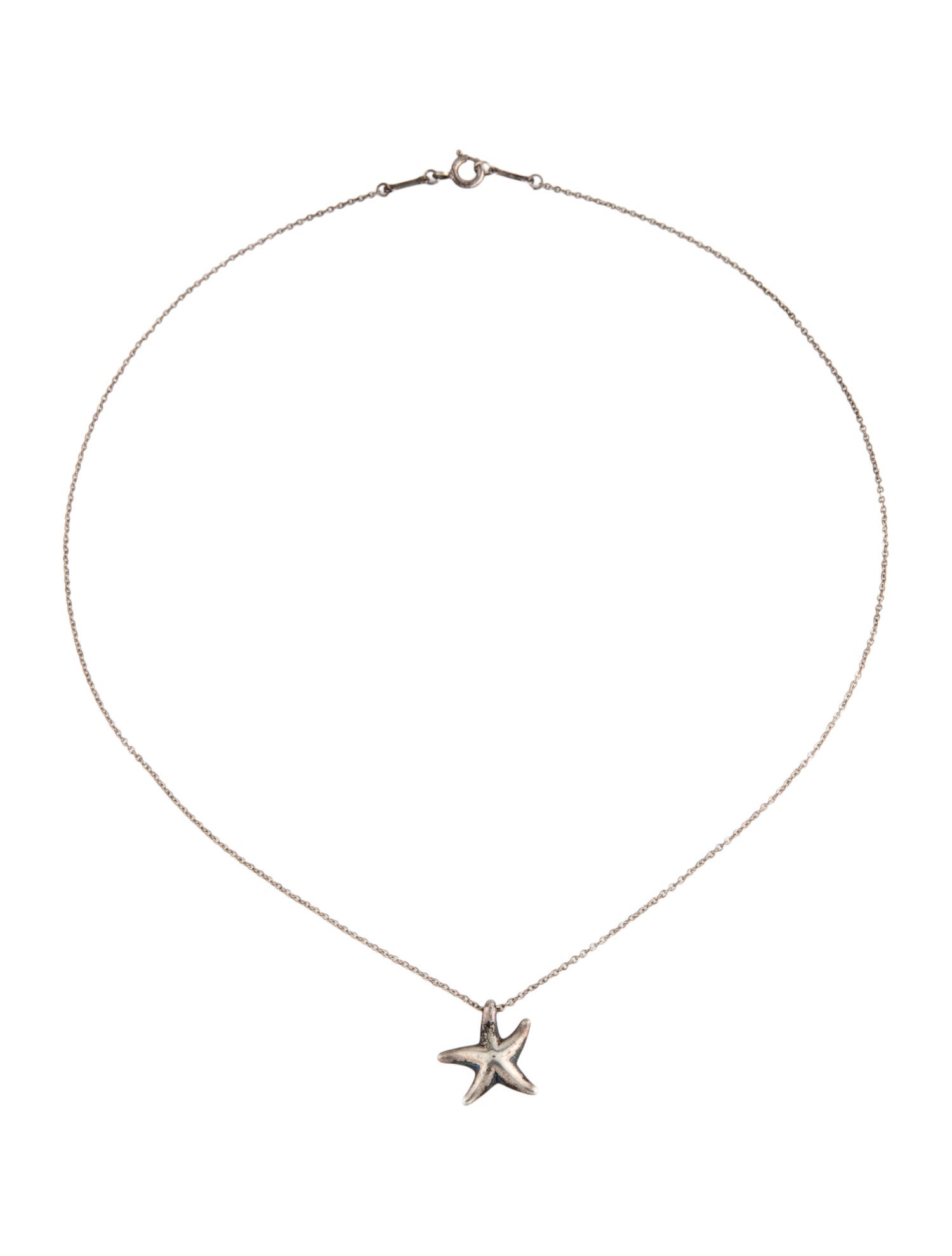 Tiffany & Co. Starfish Pendant Necklace
