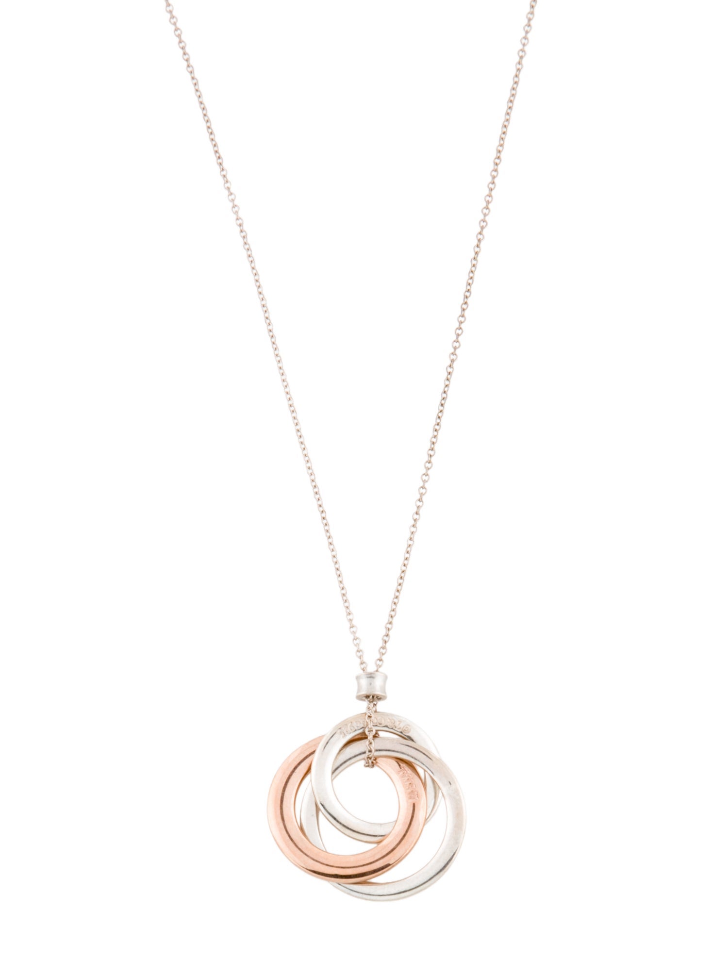 Tiffany & Co. Interlocking Circles Pendant Necklace