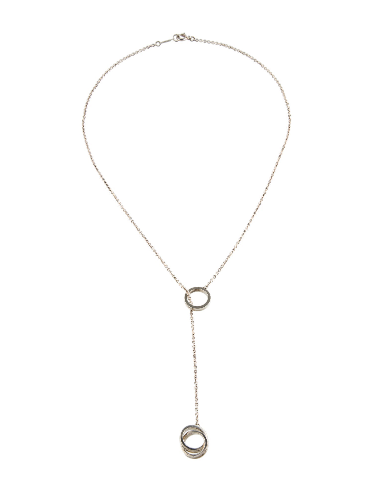 Tiffany & Co. Interlocking Circles Lariat Necklace