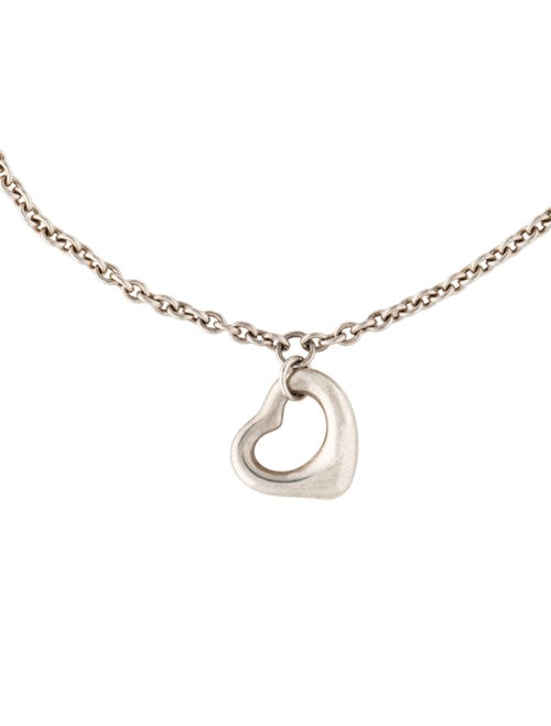 Tiffany & Co. Open Heart Charm Bracelet