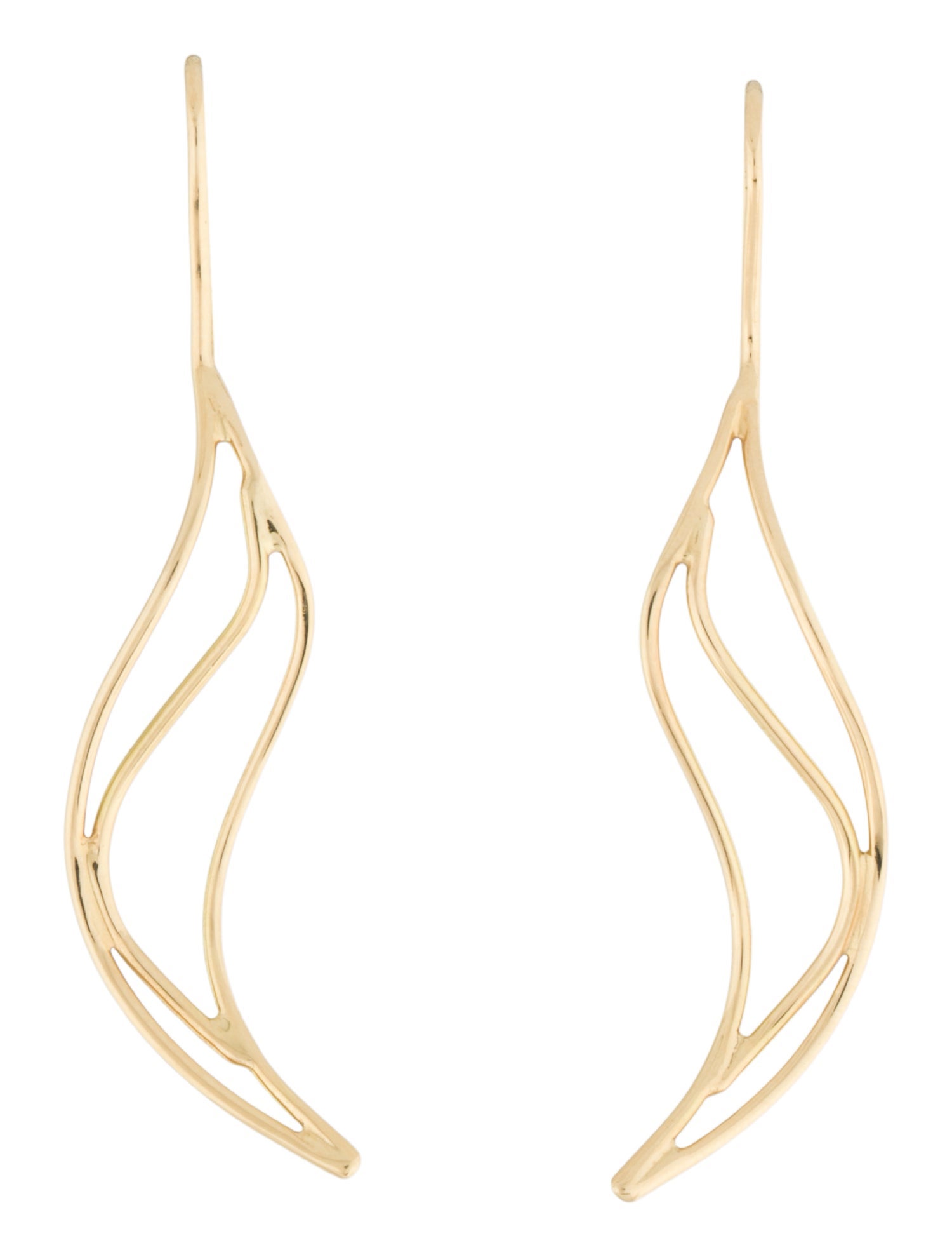 Tiffany & Co. 18K Wave Earrings