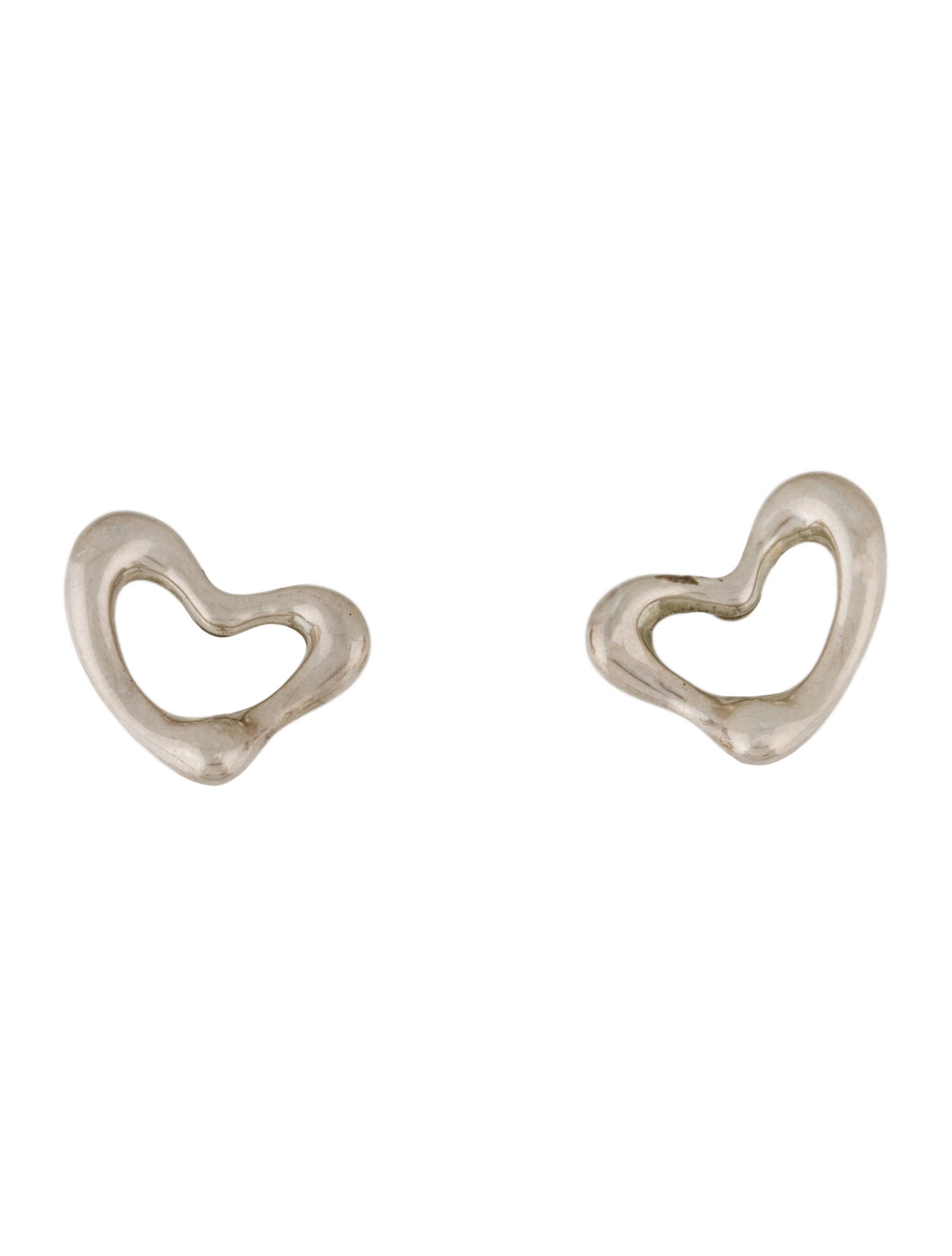 Tiffany & Co. Vintage Open Heart Clip-On Earrings